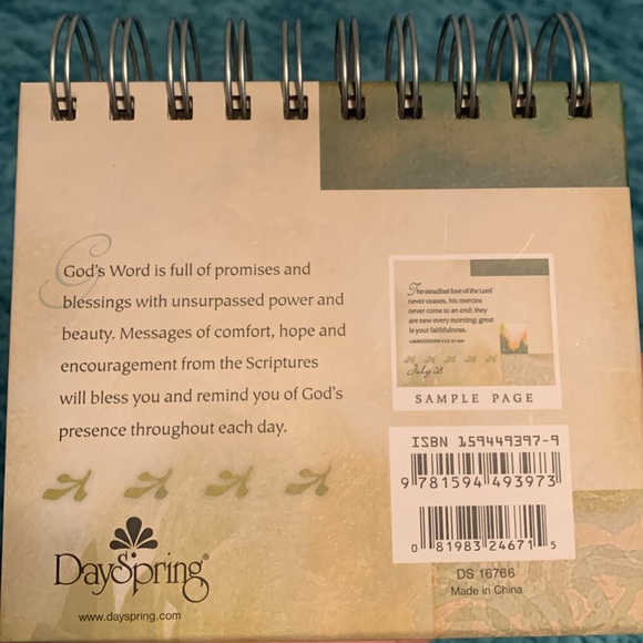 Promises & Blessings Perpetual Calendar - Picture 6 of 7